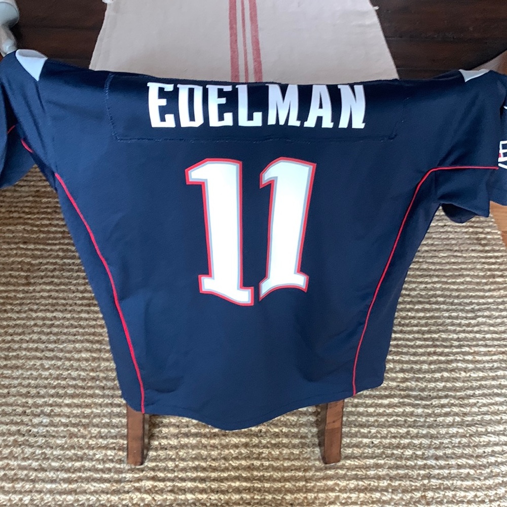 Preloved #11 Large Edelman Patriots Jersey Boys Large $35